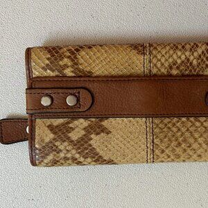 Leather Fossil Trifold Wallet